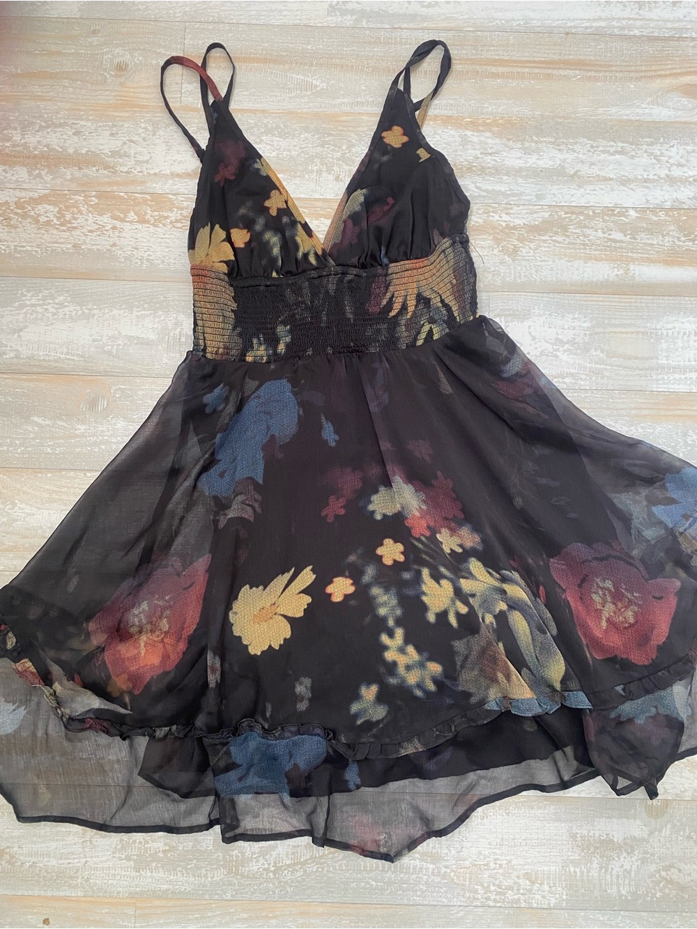 Urban Outfitters Black Floral Dress